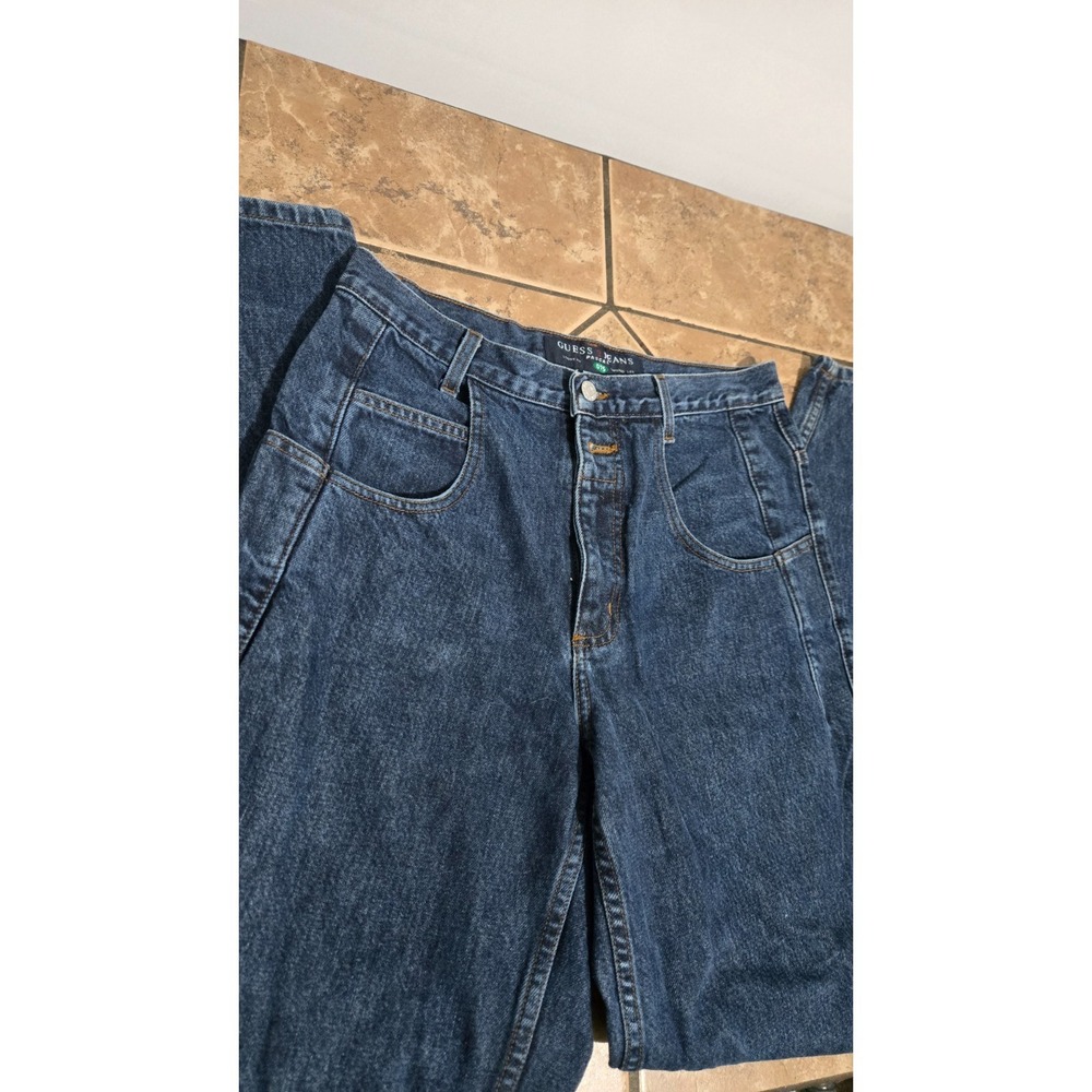 Vintage Guess Jeans Pascal Mens Denim Pants Size 30x32 Blue Classic Straight